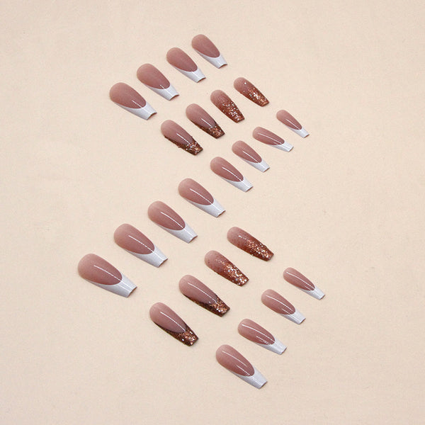 12 Sizes-24 Pcs Press On Nails W450