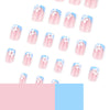 12 Sizes-24 Pcs Press On Nails JP4321