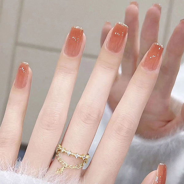 12 Sizes-24 Pcs Press On Nails R825