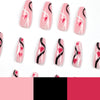 12 Sizes-24 Pcs Press On Nails JP1759