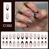12 Sizes-24 Pcs Press On Nails C1302