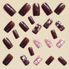 12 Sizes-24 Pcs Press On Nails Y1159