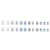 12 Sizes-24 Pcs Press On Nails W850