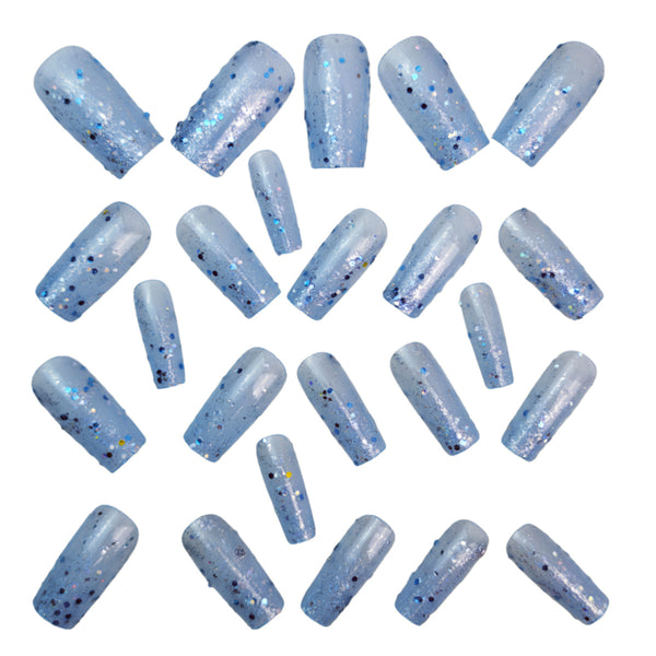 12 Sizes-24 Pcs Press On Nails Y1384