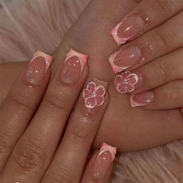 12 Sizes-24 Pcs Press On Nails C631