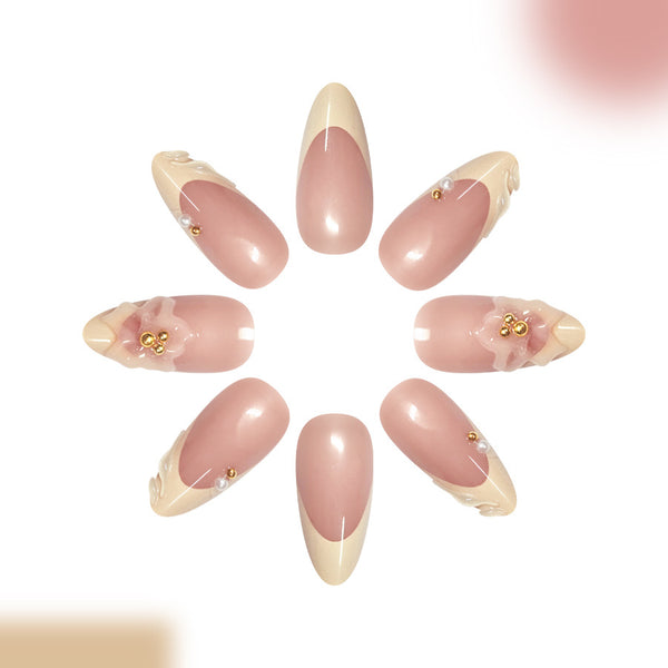 12 Sizes-24 Pcs Press On Nails C1601