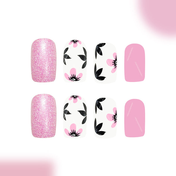 12 Sizes-24 Pcs Press On Nails C924