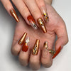 12 Sizes-24 Pcs Press On Nails JP2842