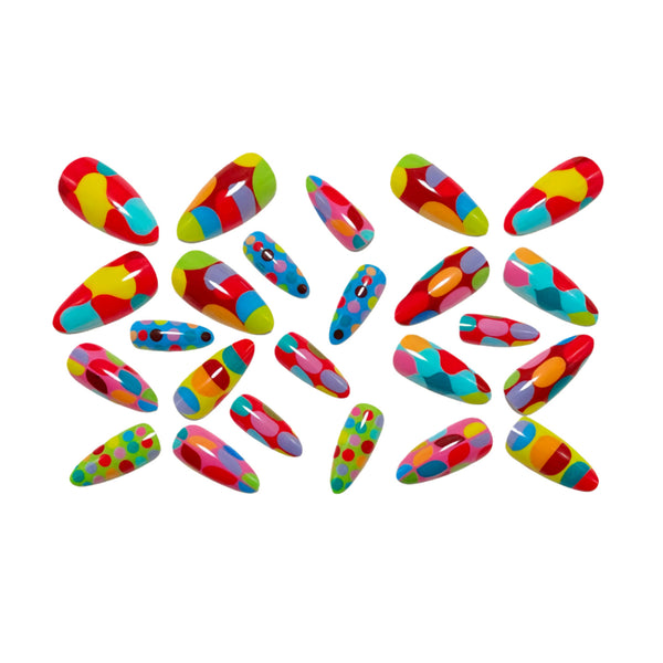 12 Sizes-24 Pcs Press On Nails Y1679