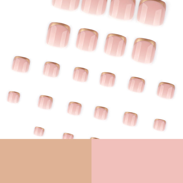 12 Sizes-24 Pcs Press On Nails JP4249