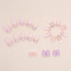12 Sizes-24 Pcs Press On Nails Z743
