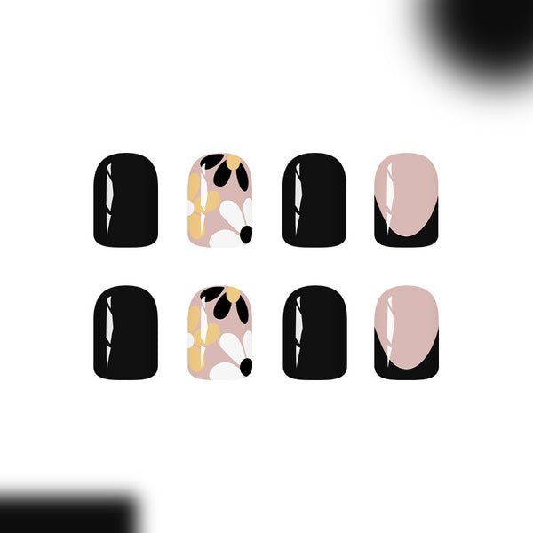 12 Sizes-24 Pcs Press On Nails C1084