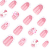 12 Sizes-24 Pcs Press On Nails JP3657