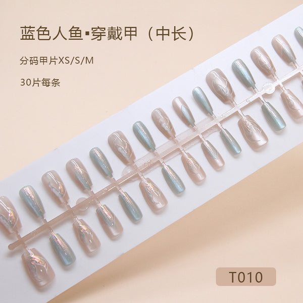 30 Pcs Press On Nails T010