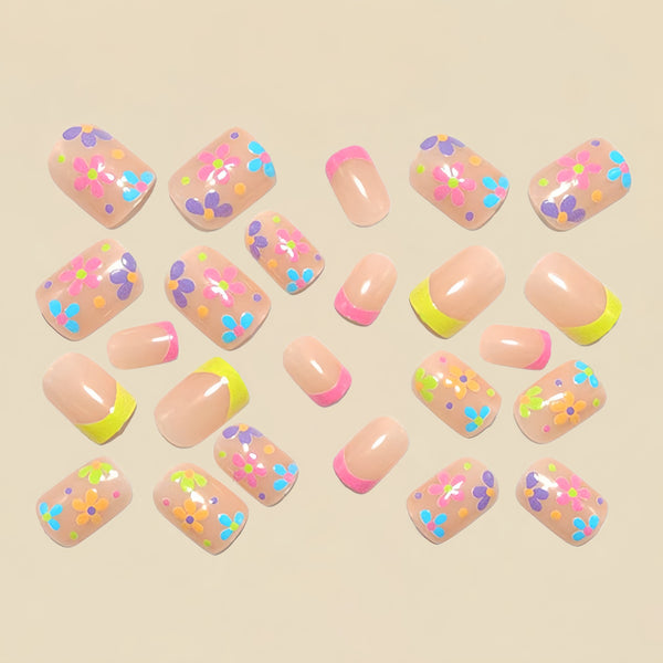 12 Sizes-24 Pcs Press On Nails Y1852