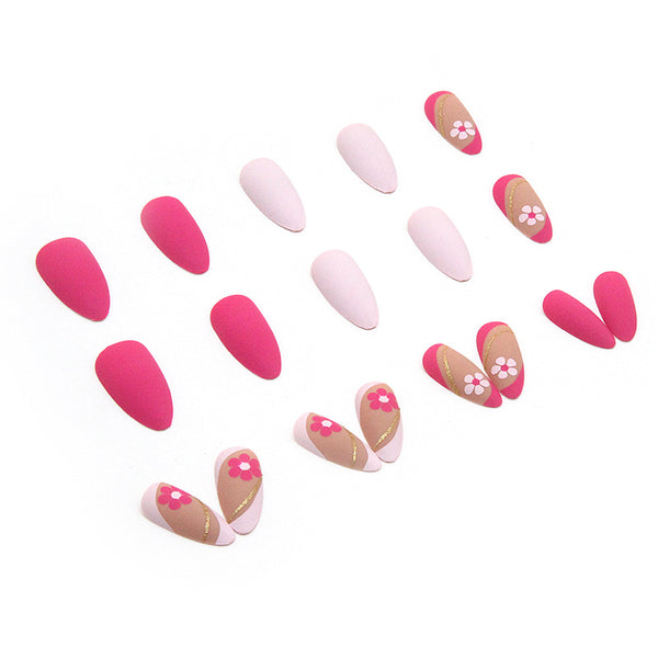 12 Sizes-24 Pcs Press On Nails W168
