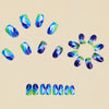 12 Sizes-24 Pcs Press On Nails Y1273