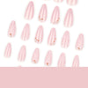 12 Sizes-24 Pcs Press On Nails JP4313
