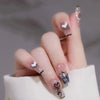 12 Sizes-24 Pcs Press On Nails Z409