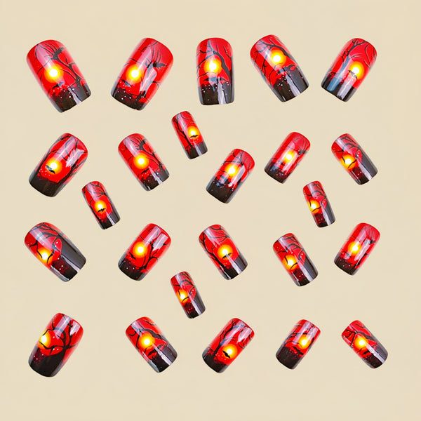 12 Sizes-24 Pcs Press On Nails Y838