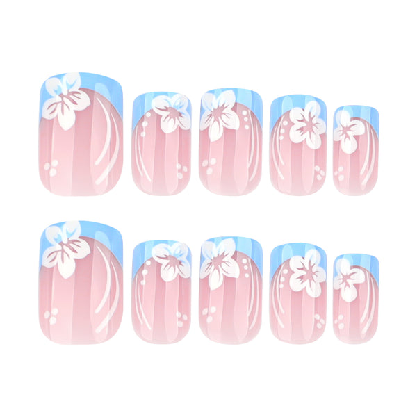 12 Sizes-24 Pcs Press On Nails JP4321