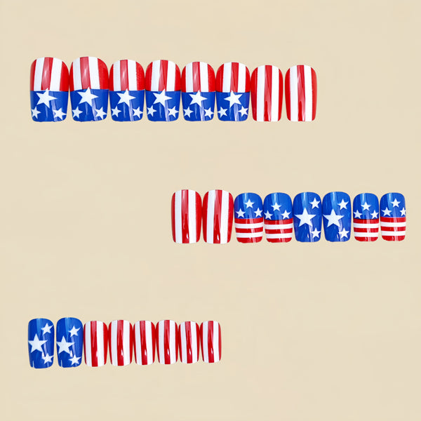 12 Sizes-24 Pcs Press On Nails Y1999