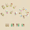 12 Sizes-24 Pcs Press On Nails Y635