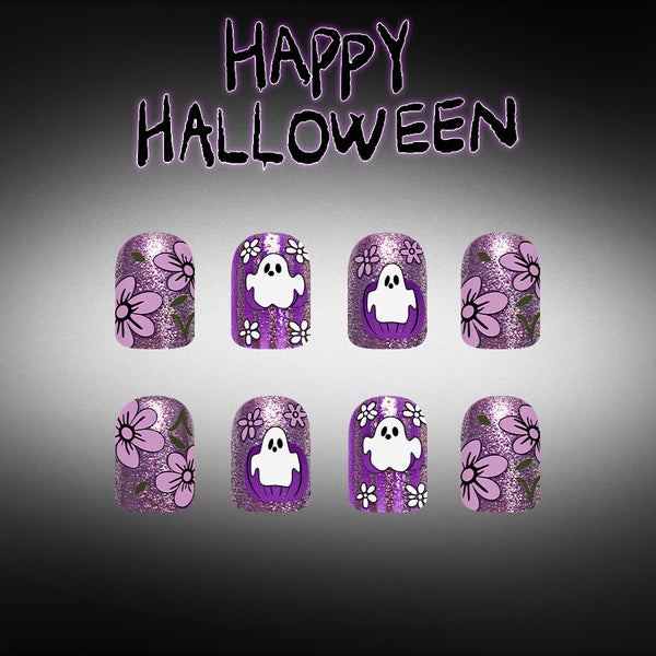 12 Sizes-24 Pcs Press On Nails C2040