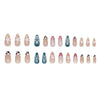 12 Sizes-24 Pcs Press On Nails Z1064