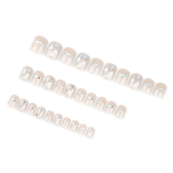 15 Sizes-30 Pcs Press On Nails GN039