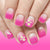 12 Sizes-24 Pcs Press On Nails C1617