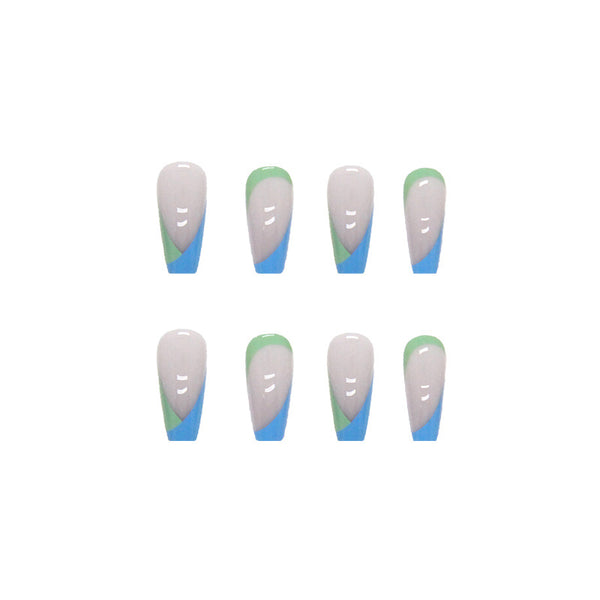 12 Sizes-24 Pcs Press On Nails W180