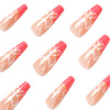 12 Sizes-24 Pcs Press On Nails JP1617