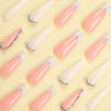 12 Sizes-24 Pcs Press On Nails JP3085