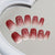 12 Sizes-24 Pcs Press On Nails R840
