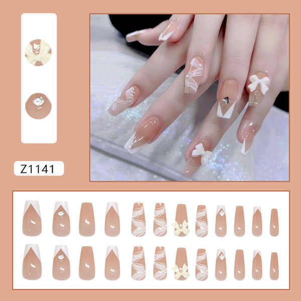 12 Sizes-24 PcsPress On Nails Z1141