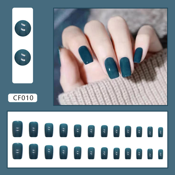12 Sizes-24 Pcs Press On Nails CF010