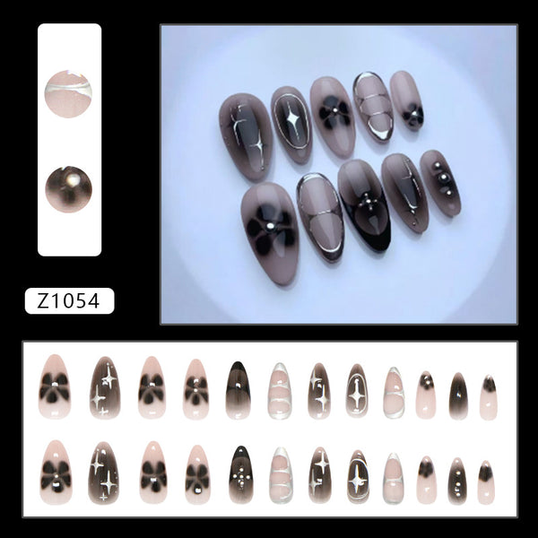 12 Sizes-24 Pcs Press On Nails Z1054