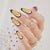 12 Sizes-24 Pcs Press On Nails W252