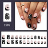 12 Sizes-24 Pcs Press On Nails C505