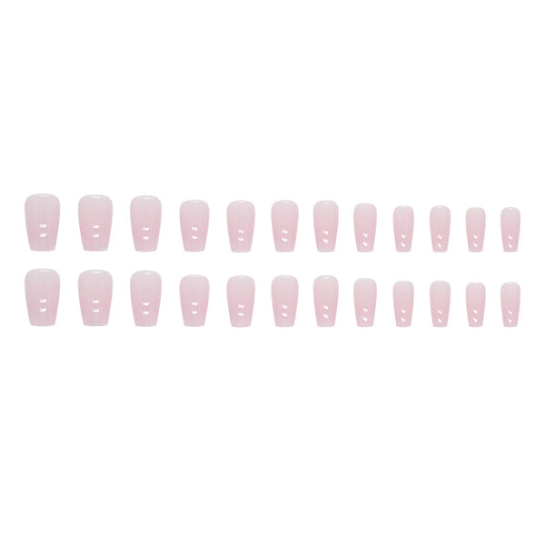 12 Sizes-24 Pcs Press On Nails W1267