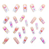 12 Sizes-24 Pcs Press On Nails Y577