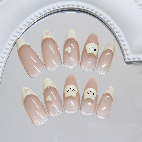 12 Sizes-24 Pcs Press On Nails R940