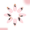 12 Sizes-24 Pcs Press On Nails C1145