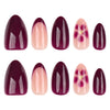 12 Sizes-24 Pcs Press On Nails JP4366