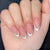 12 Sizes-24 Pcs Press On Nails C883
