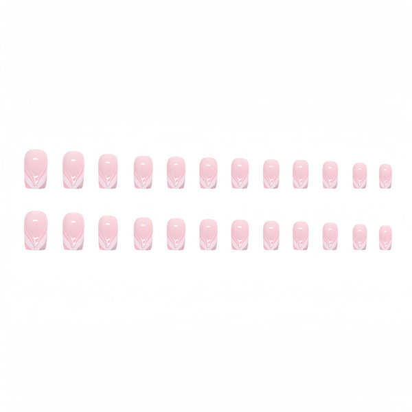 12 Sizes-24 Pcs Press On Nails Y026