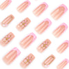 12 Sizes-24 Pcs Press On Nails JP3870