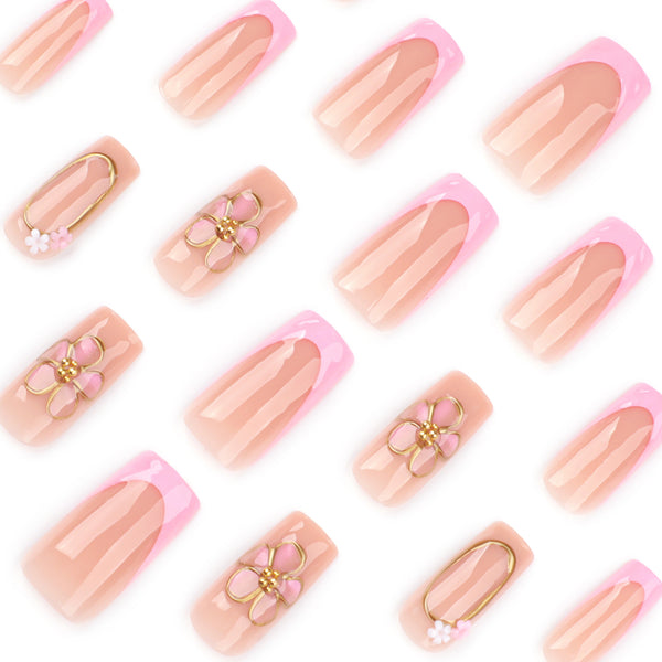 12 Sizes-24 Pcs Press On Nails JP3870