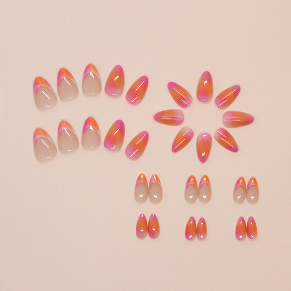 12 Sizes-24 Pcs Press On Nails W1683